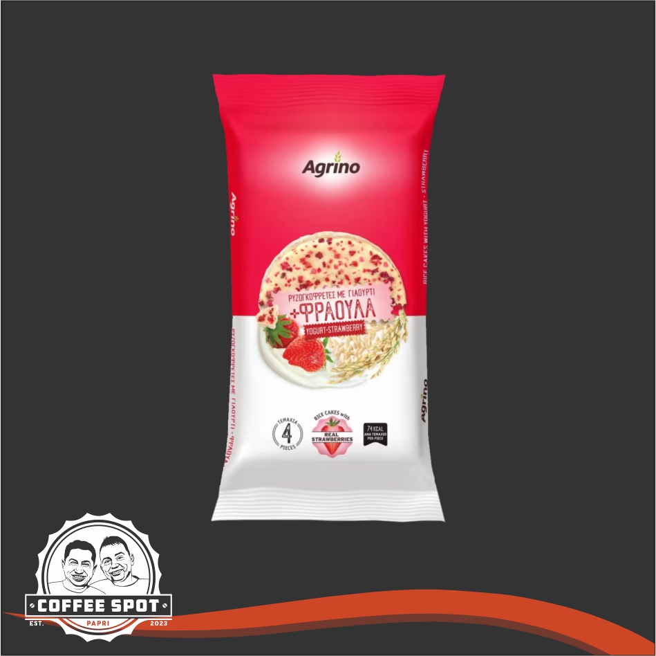 68. RICE WAFFER AGRINO YOGURT STRAWBERRY 65g
